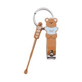  Móc Khóa Bấm Móng Tay Kèm Tăm Bông Ngoáy Tai - Phụ Kiện Treo Dễ Thương Hình Động Vật, Đồ Trang Trí Cho Nữ [GIAO HÀNG 2-10 NGÀY | SỈ TỪ 2 TRIỆU | CÓ THỂ IN LOGO] 