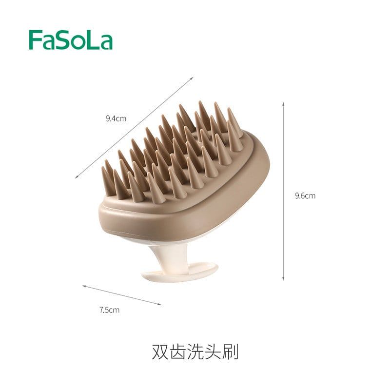  Bàn Chải Gội Đầu Silicone Massage Fasola Cho Người Lớn [GIAO HÀNG 2-10 NGÀY | SỈ TỪ 2 TRIỆU | CÓ THỂ IN LOGO] 