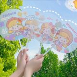  Bộ 30 Quạt Mini Di Động Họa Tiết Động Vật Dễ Thương - Lý Tưởng Cho Sinh Viên và Văn Phòng Mùa Hè 