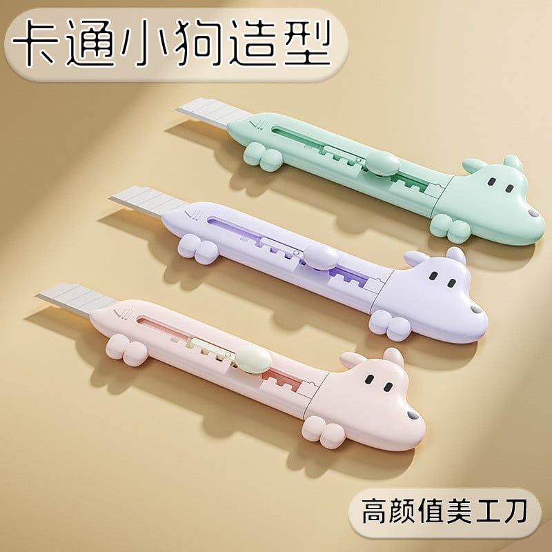  Dao Rọc Giấy Nghệ Thuật Hình Chú Cún Hoạt Hình Sáng Tạo Tiện Mang Theo [GIAO HÀNG 2-10 NGÀY | SỈ TỪ 2 TRIỆU | CÓ THỂ IN LOGO] 