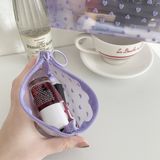  Túi Mỹ Phẩm Lưới Hình Trái Tim - Túi Đựng Trong Suốt Thoáng Khí, Phụ Kiện Du Lịch, Cầm Tay Tiện Lợi [GIAO HÀNG 2-10 NGÀY | SỈ TỪ 2 TRIỆU | CÓ THỂ IN LOGO] 