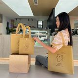  Túi vải không dệt khóa ẩn, túi đóng gói quần áo shop thời trang 