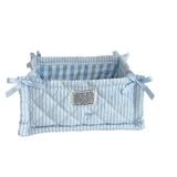  Giỏ Đựng Đồ Bàn Vải Sọc Xanh - Hộp Đựng Mỹ Phẩm, Đồ Ăn Vặt, Phụ Kiện, Nhiều Họa Tiết [GIAO HÀNG 2-10 NGÀY | SỈ TỪ 2 TRIỆU | CÓ THỂ IN LOGO] 