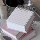  Sổ Cuộn Dây Mini Màu Hồng Phong Cách Hàn Quốc Dày Cao Cấp [GIAO HÀNG 2-10 NGÀY | SỈ TỪ 2 TRIỆU | CÓ THỂ IN LOGO] 