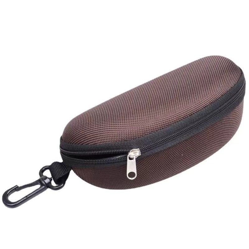  Hộp Kính Mắt Khóa Kéo Vải Oxford Màu Đen - Túi Đựng Kính Râm Chống Va Đập, Có Móc Treo, Bán Buôn [GIAO HÀNG 2-10 NGÀY | SỈ TỪ 2 TRIỆU | CÓ THỂ IN LOGO] 