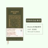  Bộ 2 Sổ Kế Hoạch Tuần Phong Cách Retro: Sổ Tay Nghệ Thuật Sang Trọng và Đơn Giản. 