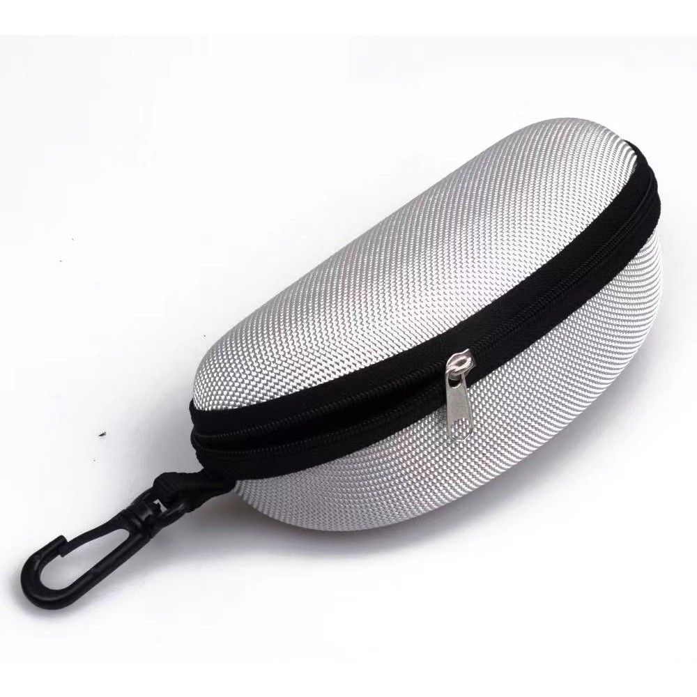  Hộp Kính Mắt Khóa Kéo Vải Oxford Màu Đen - Túi Đựng Kính Râm Chống Va Đập, Có Móc Treo, Bán Buôn [GIAO HÀNG 2-10 NGÀY | SỈ TỪ 2 TRIỆU | CÓ THỂ IN LOGO] 