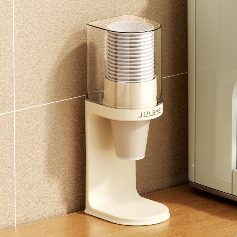  Giá Đỡ Cốc Giấy PP Treo Tường/Để Bàn - Hộp Tách Cốc Dùng Một Lần Chống Bụi, Gọn Gàng, Bán Buôn [GIAO HÀNG 2-10 NGÀY | SỈ TỪ 2 TRIỆU | CÓ THỂ IN LOGO] 