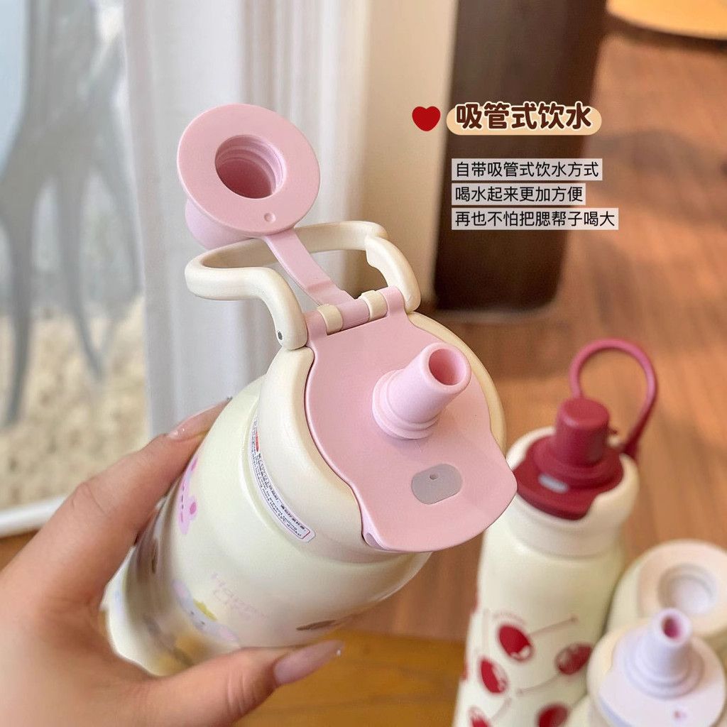  **Cốc giữ nhiệt 2 ngăn có ống hút – Cốc nước nữ thiết kế xinh xắn [GIAO HÀNG 2-10 NGÀY | SỈ TỪ 2 TRIỆU | CÓ THỂ IN LOGO]** 