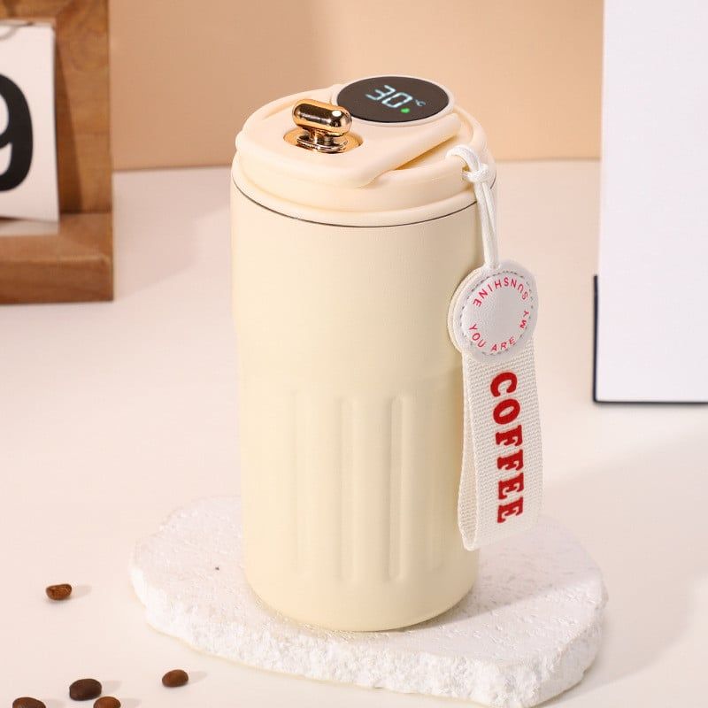  Cốc cà phê chân không đặt làm cốc giữ nhiệt thông minh bằng thép không gỉ 
