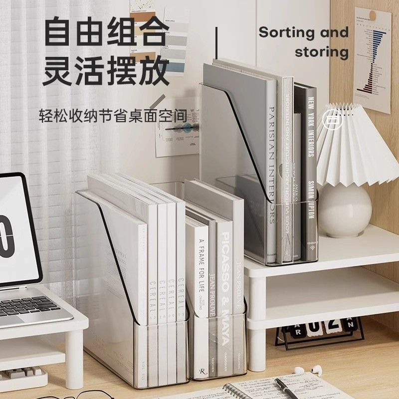  Giá Đựng Tài Liệu Acrylic Trong Suốt - Kệ Để Sách Để Bàn, Giá Đỡ Sách Cố Định, Văn Phòng Phẩm Cao Cấp [GIAO HÀNG 2-10 NGÀY | SỈ TỪ 2 TRIỆU | CÓ THỂ IN LOGO] 