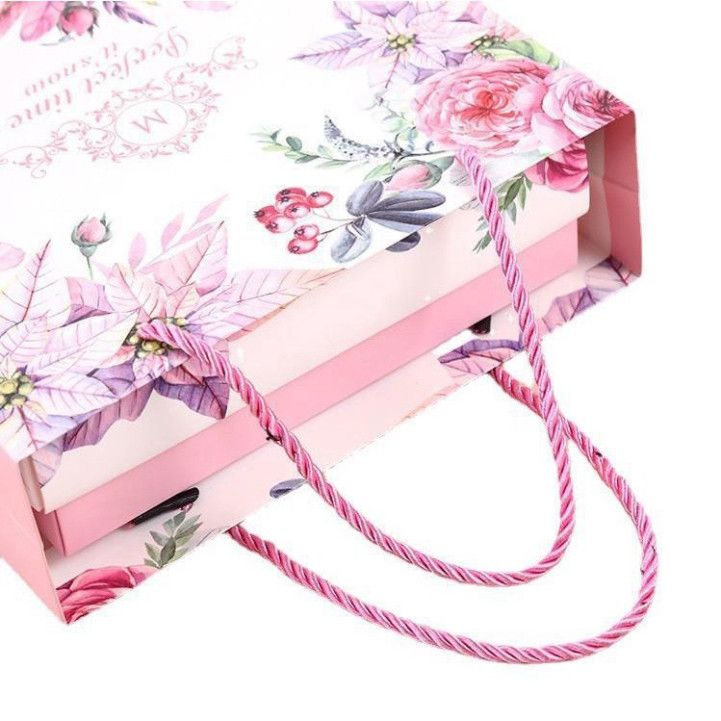  ```Bộ 10 Hộp quà sang trọng, Túi quà hoa hồng bền đẹp Q1546``` 