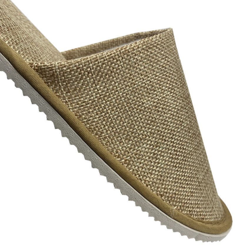  Dép Lê Khách Sạn 5 Sao Bằng Vải Cotton Lanh Dày Dặn Chống Trượt - Dép Đi Trong Nhà Dùng Một Lần, Cao Cấp, In Logo [GIAO HÀNG 2-10 NGÀY | SỈ TỪ 2 TRIỆU | CÓ THỂ IN LOGO] 