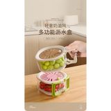  Giỏ Thoát Nước PP Dung Tích Lớn Màu Hồng, Xanh, Nâu - Rổ Đựng Trái Cây Dễ Thương, Bộ Lọc Có Thể Thu Gọn, Gia Dụng [GIAO HÀNG 2-10 NGÀY | SỈ TỪ 2 TRIỆU | CÓ THỂ IN LOGO] 