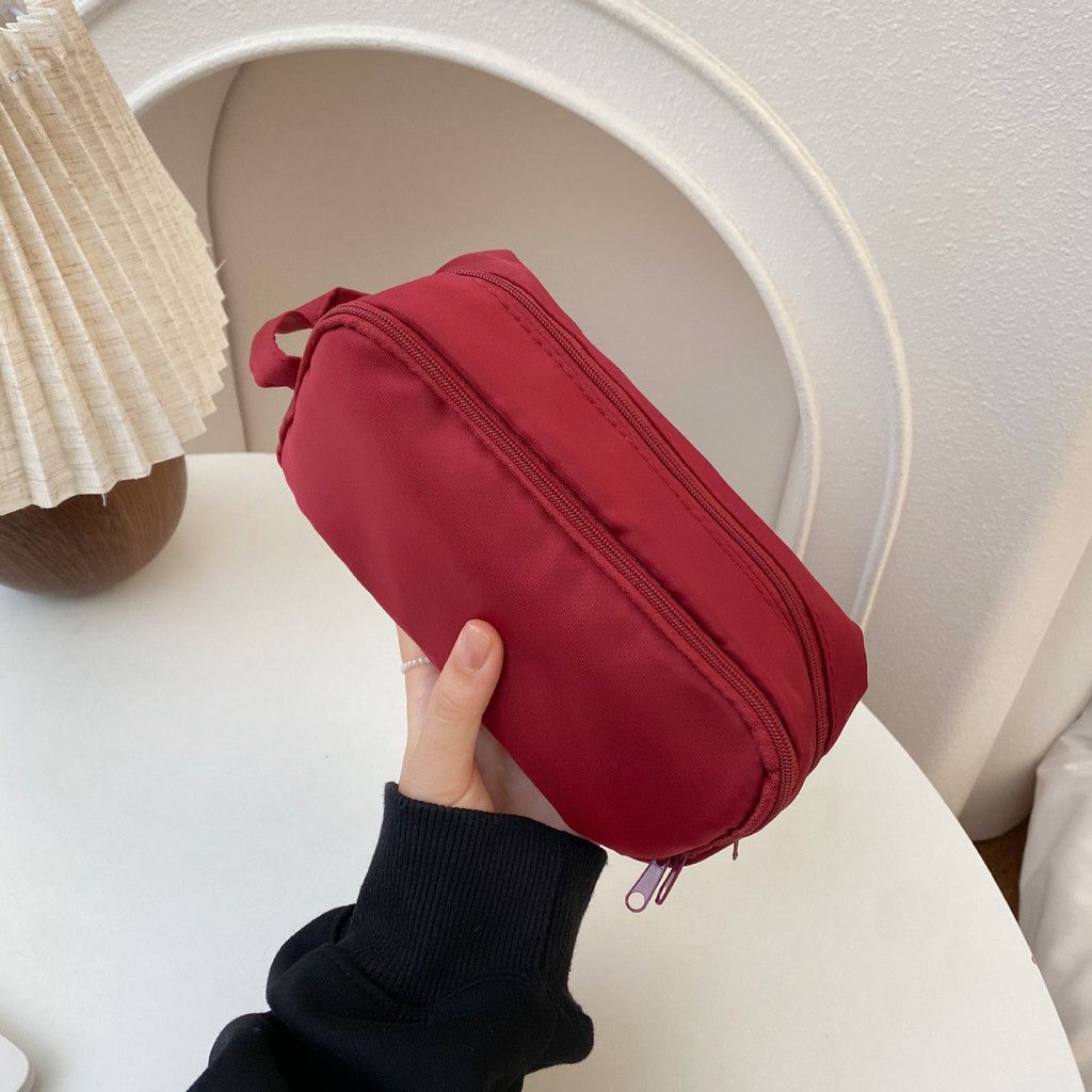  Túi Đựng Bút Cầm Tay Nylon Đa Năng - Hộp Bút 3 Chiều Phong Cách Nhật Đơn Giản [GIAO HÀNG 2-10 NGÀY | SỈ TỪ 2 TRIỆU | CÓ THỂ IN LOGO] 
