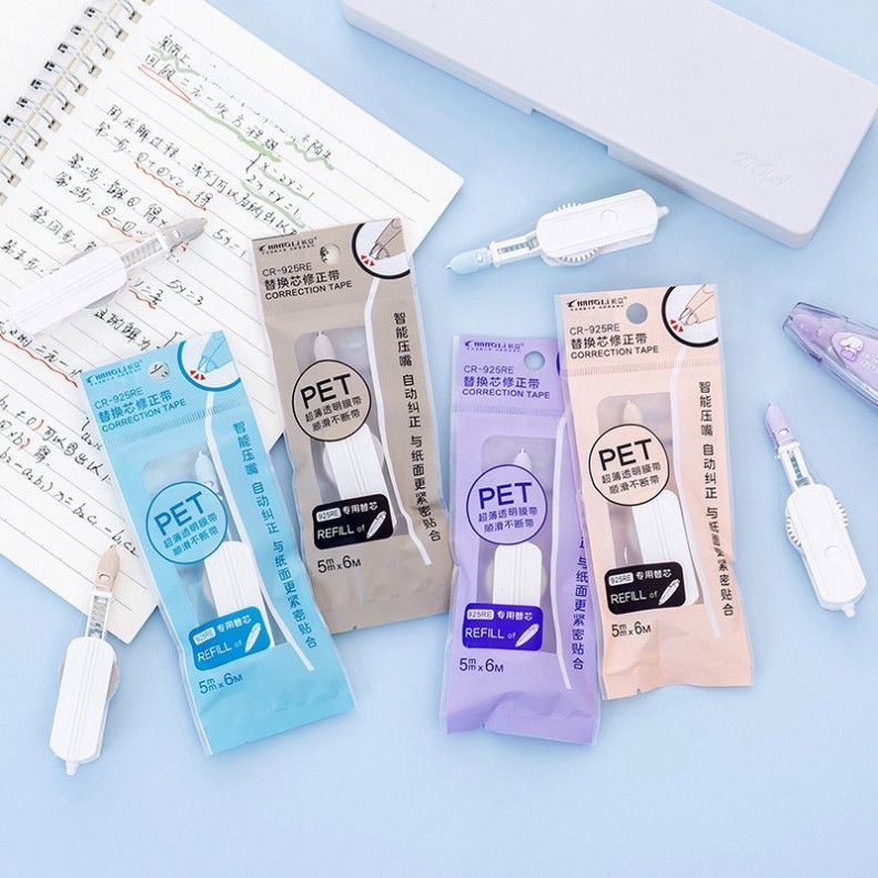  Bút xóa kéo màu pastel đáng yêu, nhỏ gọn cho bạn dễ dàng mang theo khi học tập và làm việc - PK1206. 