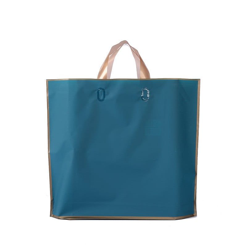  Túi Nhựa Tote Trong Suốt Mờ Tùy Chỉnh Logo Cho Shop Quần Áo Trẻ Em Phụ Nữ 