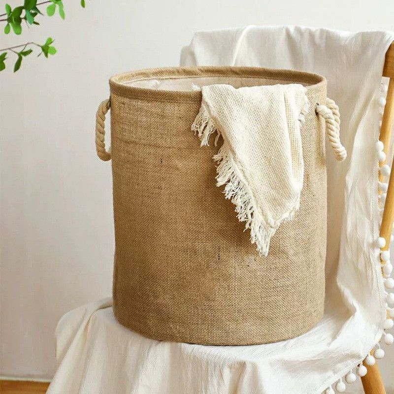 Giỏ Quần Áo Bẩn Màu Vàng Kiểu Nhật Có Thể Gấp Gọn [GIAO HÀNG 2-10 NGÀY | SỈ TỪ 2 TRIỆU | CÓ THỂ IN LOGO] 