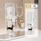  Bộ Cốc Súc Miệng Du Lịch 3 Trong 1 Bằng Nhựa - Hộp Đựng Bàn Chải Đánh Răng + Cốc Cầm Tay Phong Cách Sang Trọng [GIAO HÀNG 2-10 NGÀY | SỈ TỪ 2 TRIỆU | CÓ THỂ IN LOGO] 