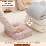  斜纹牛津布羽绒服收纳包带拉链双层家用旅行衣物压缩袋免抽气立体 