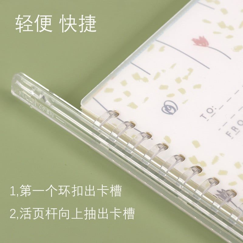  Sổ Tay Cô Gái Loại Khóa Vòng Dễ Thương Có Thể Tháo Rời [GIAO HÀNG 2-10 NGÀY | SỈ TỪ 2 TRIỆU | CÓ THỂ IN LOGO] 
