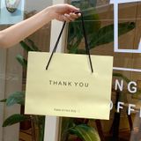  Túi giấy thankyou túi mua sắm cao cấp cửa hàng quần áo trẻ em đựng quà tặng 