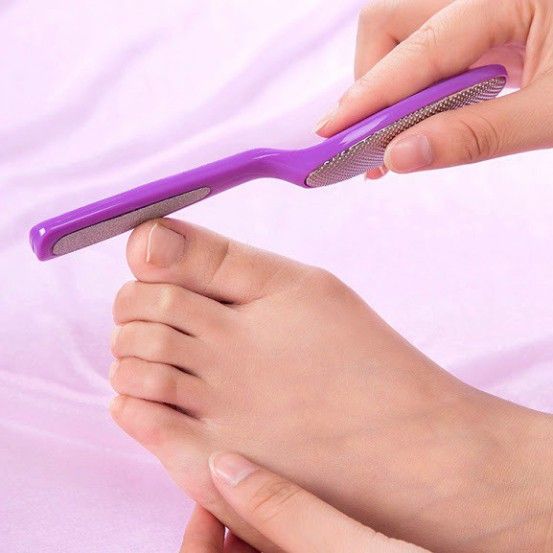  Bàn Chải Chà Gót Chân 2 Mặt Kim Loại Tẩy Tế Bào Chết [GIAO HÀNG 2-10 NGÀY | SỈ TỪ 2 TRIỆU | CÓ THỂ IN LOGO] 