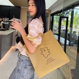  Túi vải không dệt khóa ẩn, túi đóng gói quần áo shop thời trang 