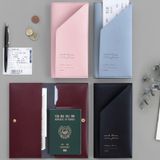  “(ĐẶT TRƯỚC) Bộ 5 Bao Bì Hộ Chiếu Da PU Chất Lượng Cao, Có In Logo, Tiện Dụng Cho Du Lịch” 