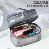  Túi Đựng Mỹ Phẩm Lưới Hai Lớp Dung Tích Lớn Xách Tay Cho Nữ [GIAO HÀNG 2-10 NGÀY | SỈ TỪ 2 TRIỆU | CÓ THỂ IN LOGO] 