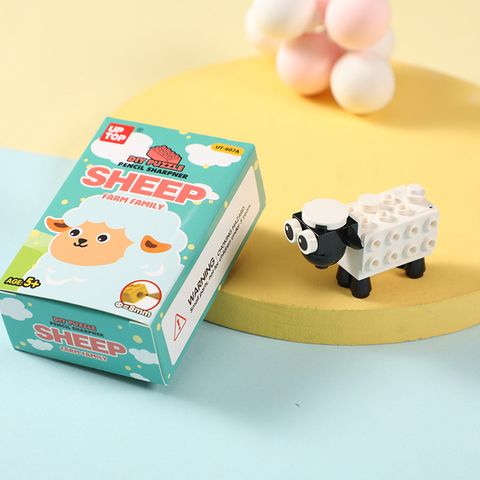  (HÀNG ĐẶT TRƯỚC) set 10 Dao Bút Chì Ghép Khối Tự Làm Hoạt Hình Sáng Tạo Dao Bút Chì Trẻ Em Dao Bút Chì Máy Bào Văn P 