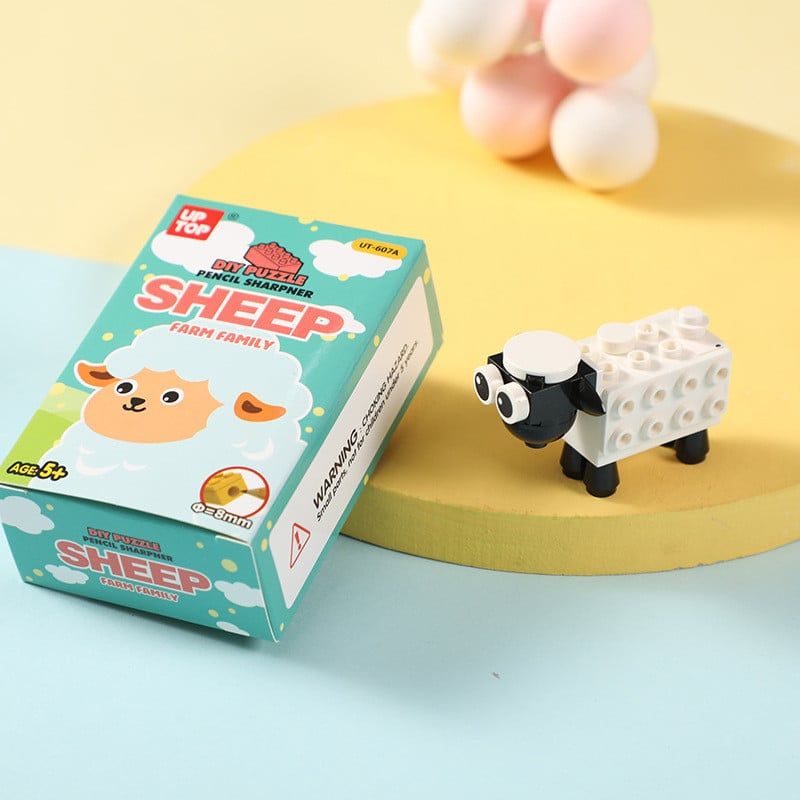  (HÀNG ĐẶT TRƯỚC) Set 10 Dao Bút Chì Ghép Khối Hoạt Hình Sáng Tạo Cho Trẻ Em [GIAO HÀNG 2-10 NGÀY | SỈ TỪ 2 TRIỆU | CÓ THỂ IN LOGO] 