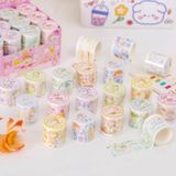  Băng keo giấy trang trí hoa lá xinh xắn, kích thước lớn 3.8CM PK1319 