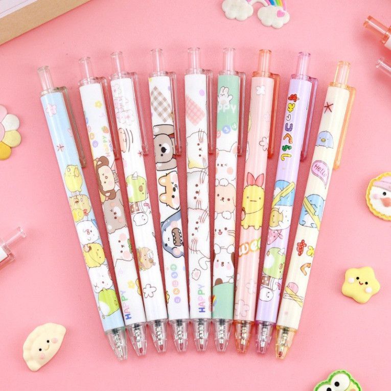  Bộ 6 bút mực đen ngòi 0.5mm Classy - Lựa chọn ngộ nghĩnh cho học sinh, sinh viên, và nhân viên! 