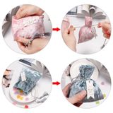  ```Túi nhung buộc dây thanh lịch cho quà tặng, sắc màu hoàng gia đẳng cấp``` 