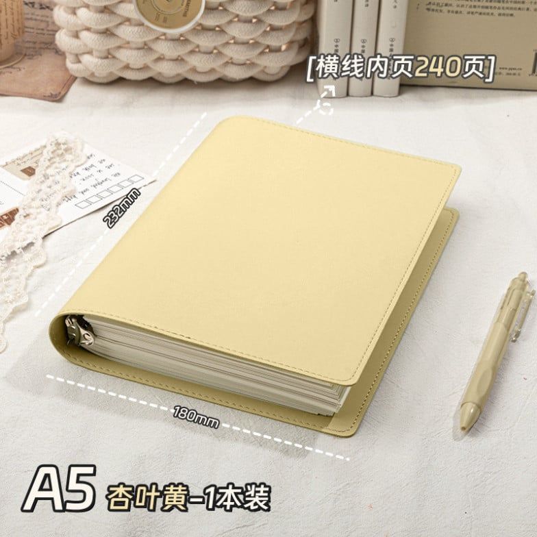  Combo 2 Sổ Bìa Rời Da Mềm Siêu Bền - Thiết Kế Cao Cấp Tháo Được 