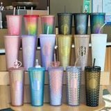  Cốc ống hút sầu riêng starbucks cốc cà phê dung tích lớn dopamine giá trị cao 