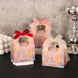  Hộp Kẹo Cưới Phong Cách Tranh Sơn Dầu Pháp Mẫu Mới Sáng Tạo Túi Xách Đựng Kẹo Hoa Nhí Độc Đáo 