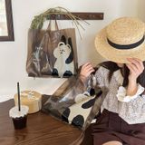  Túi đựng mỹ phẩm thiết kế gấp 4 trong 1 dung tích lớn lưới tháo rời hoạt hình ấn tượng 