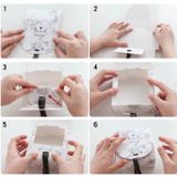  ```Hộp giấy tự gấp Q628 trang nhã cho bánh kẹo và quà tặng, có dây ruy băng``` 
