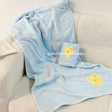  Khăn Lớn Trẻ Em Nhanh Khô Không Cotton Nữ Mẫu Mới Bộ Ba Chiếc Khăn Tắm Dễ Thương Không Rụng Lông 