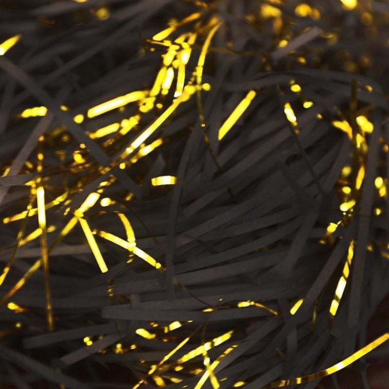  Giấy Rơm Nhũ Lấp Lánh (1KG) – MIX 500GR Để Trang Trí Hộp Quà Tặng Tỏa Sáng! 