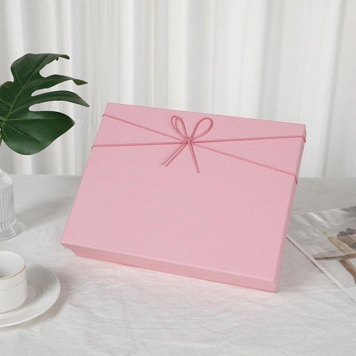  Hộp  cứng quà tặng màu hồng thanh lịch, chất liệu bền bỉ Q1557 