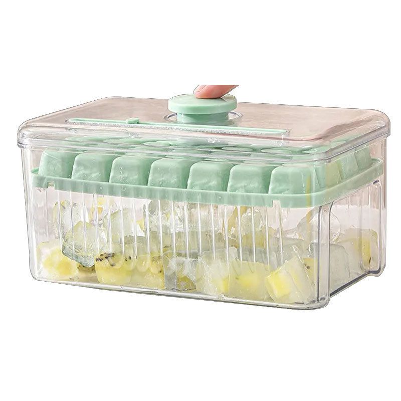  Hộp Đá Viên Silicone Khuôn Lưới Dung Tích Lớn Gia Dụng [GIAO HÀNG 2-10 NGÀY | SỈ TỪ 2 TRIỆU | CÓ THỂ IN LOGO] 