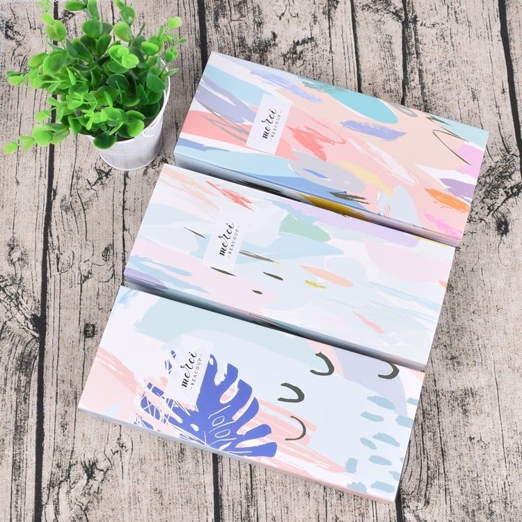  Hộp quà tặng đựng socola hình chữ nhật 12 ngăn, nhiều họa tiết dễ thương ngọt ngào Q1082 