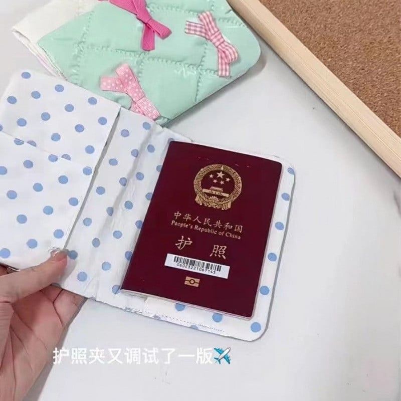  (HÀNG ĐẶT TRƯỚC) Túi ID Chấm Bi Màu Hồng Bạc Phong Cách Hàn Quốc Đựng Thẻ Cao Cấp [GIAO HÀNG 2-10 NGÀY | SỈ TỪ 2 TRIỆU | CÓ THỂ IN LOGO] 