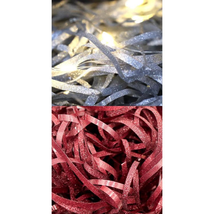  Giấy Rơm Nhũ Lấp Lánh (1KG) – MIX 500GR Để Trang Trí Hộp Quà Tặng Tỏa Sáng! 