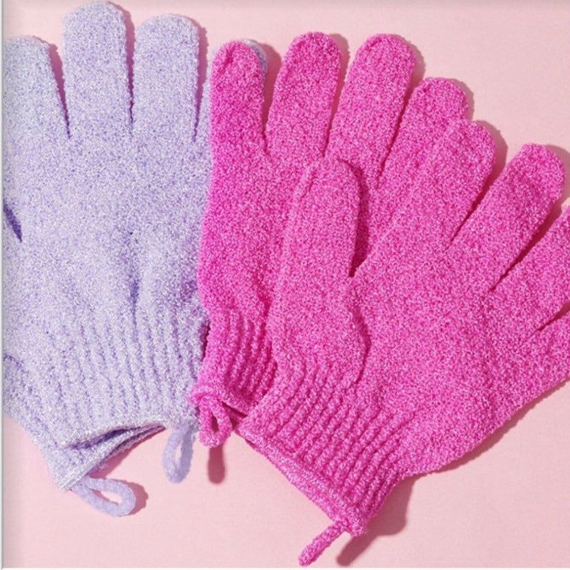  Bộ 10 đôi găng tay tẩy tế bào đa năng (2 chiếc/túi) – Massage và làm đẹp da! 