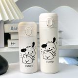  Cốc giữ nhiệt mẫu mới nắp bật cốc nước hình hạt đậu thiết kế đơn giản cho nam và nữ 