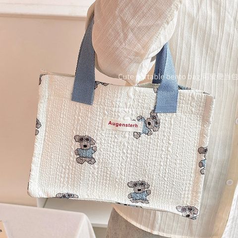  Túi Đựng Hộp Cơm Hoạt Hình Dễ Thương Túi Xách Tay Túi Đựng Cơm Túi Vải Bố Xách T 